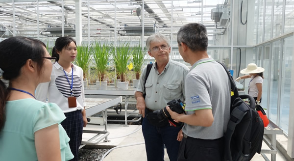 意大利博洛尼亞大學教授Roberto Tuberosa參觀考察AgriPheno平臺